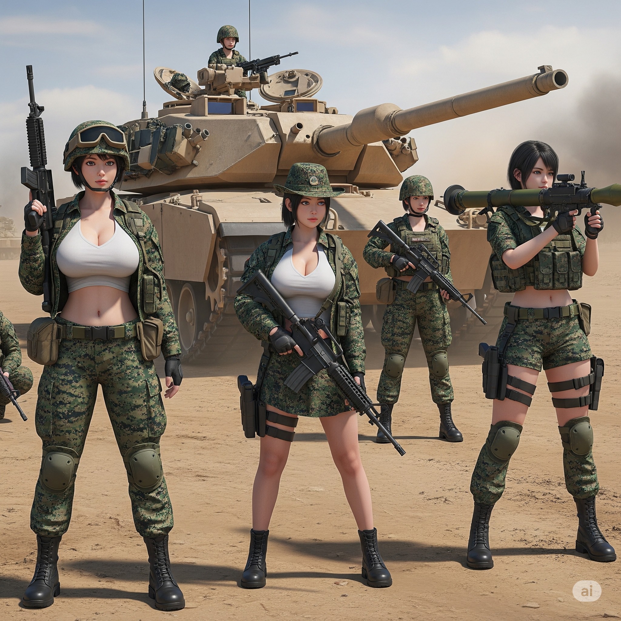 Female soldier
