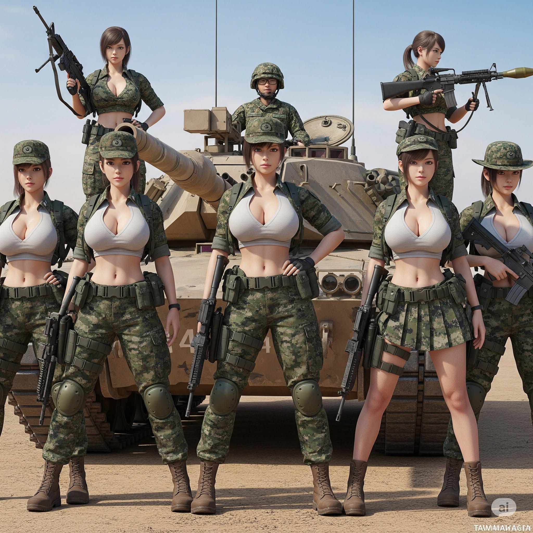 Female soldier