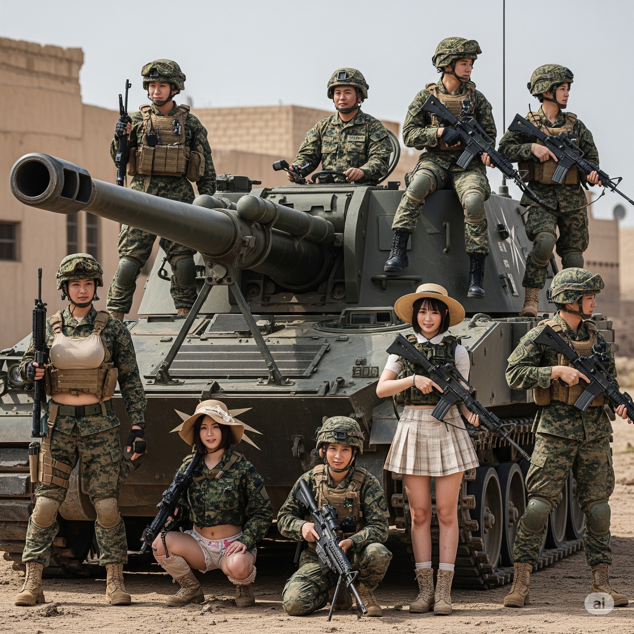 Female soldier