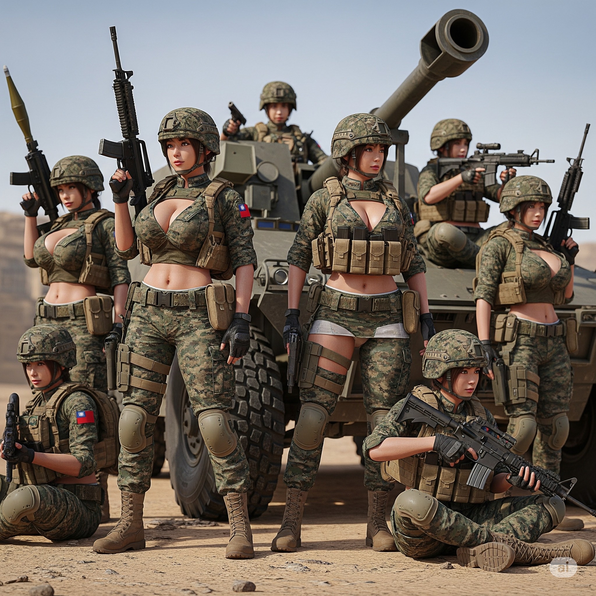 Female soldier