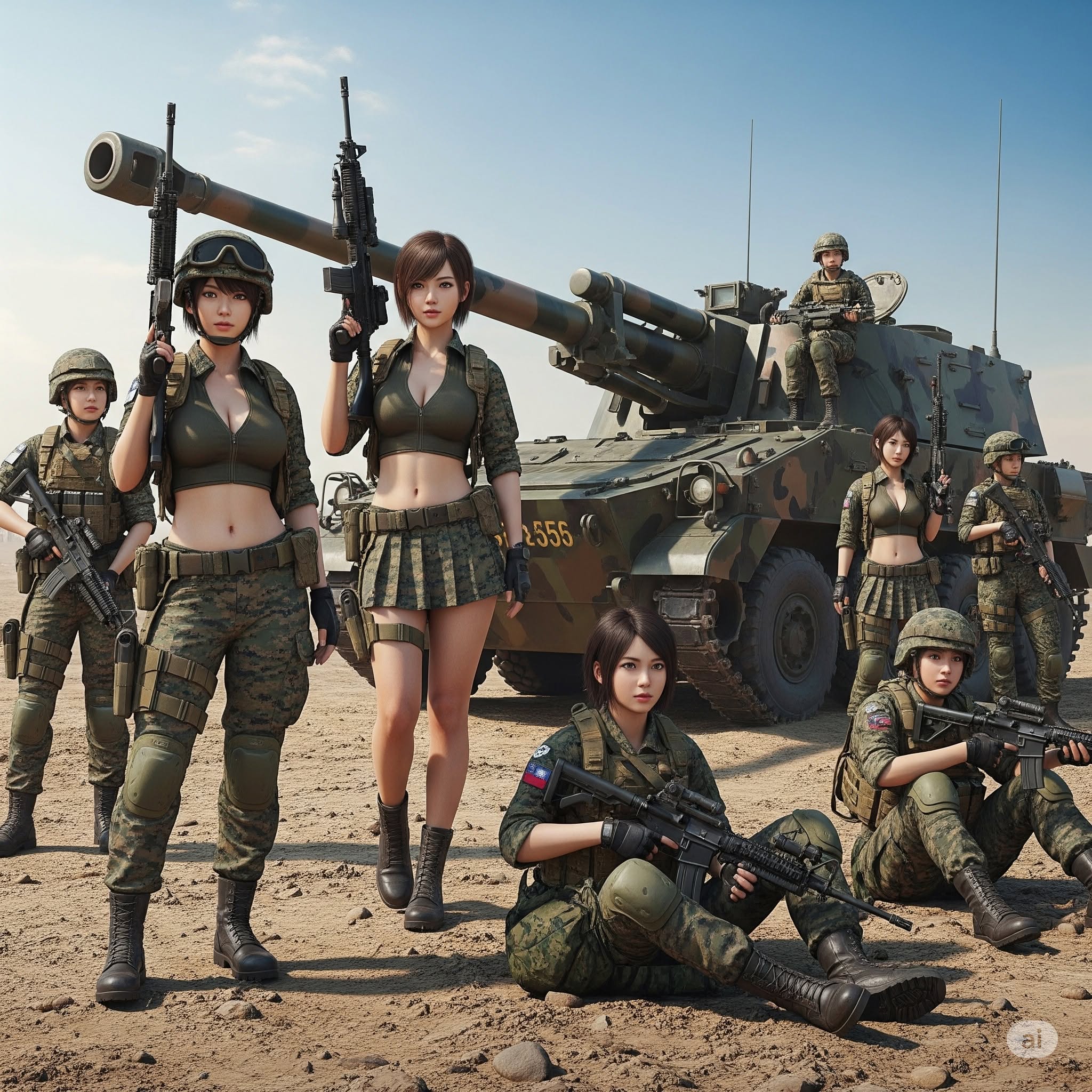 Female soldier