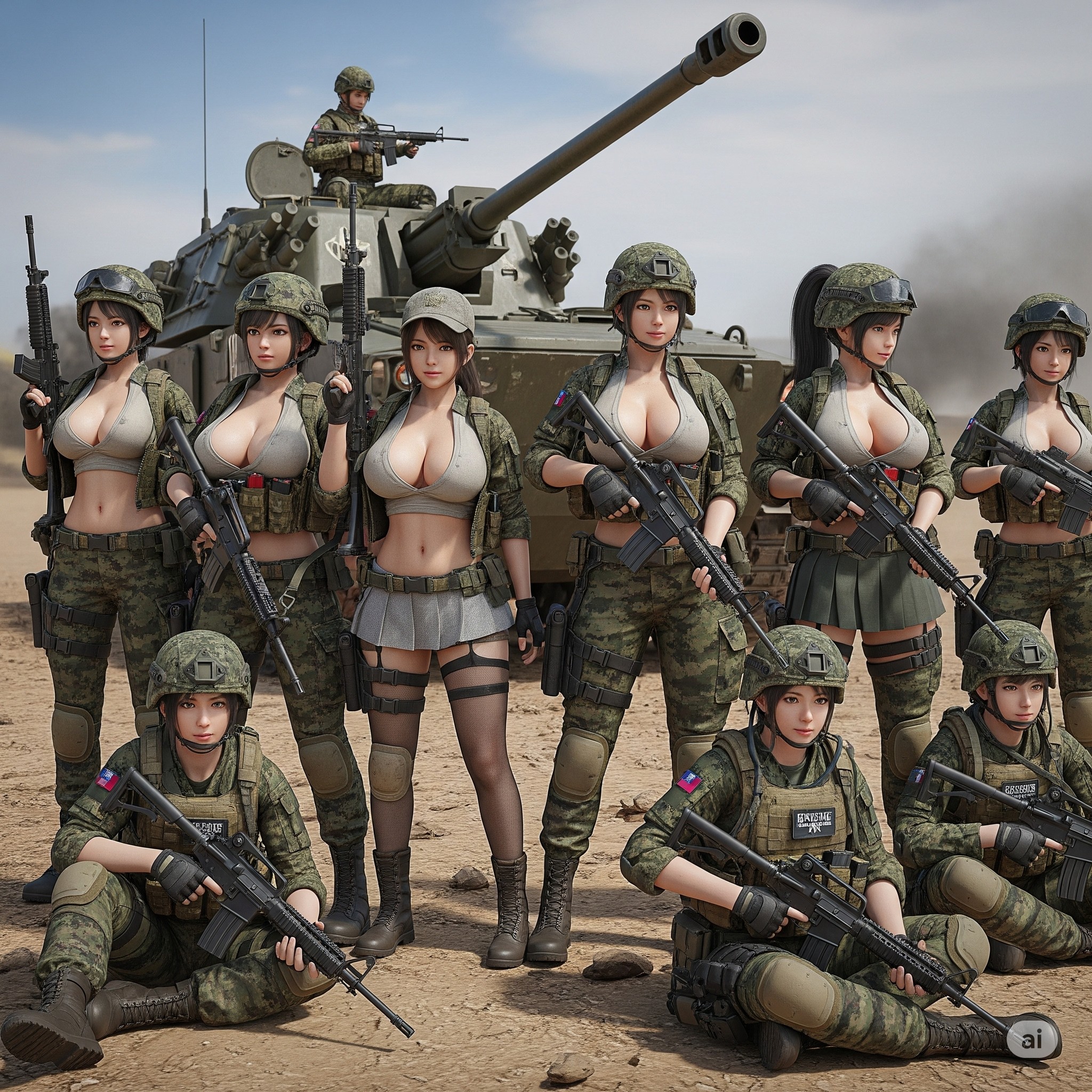 Female soldier