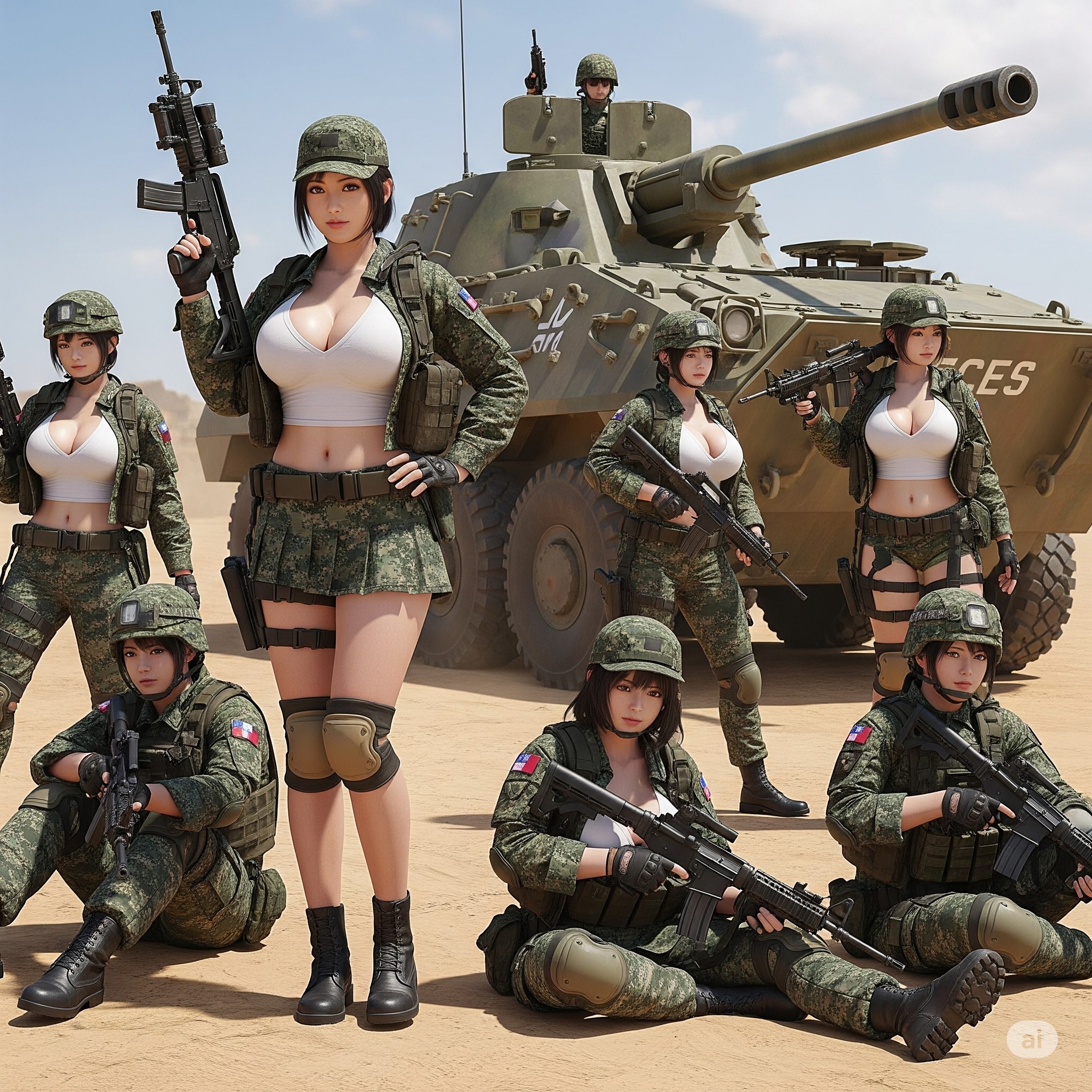 Female soldier