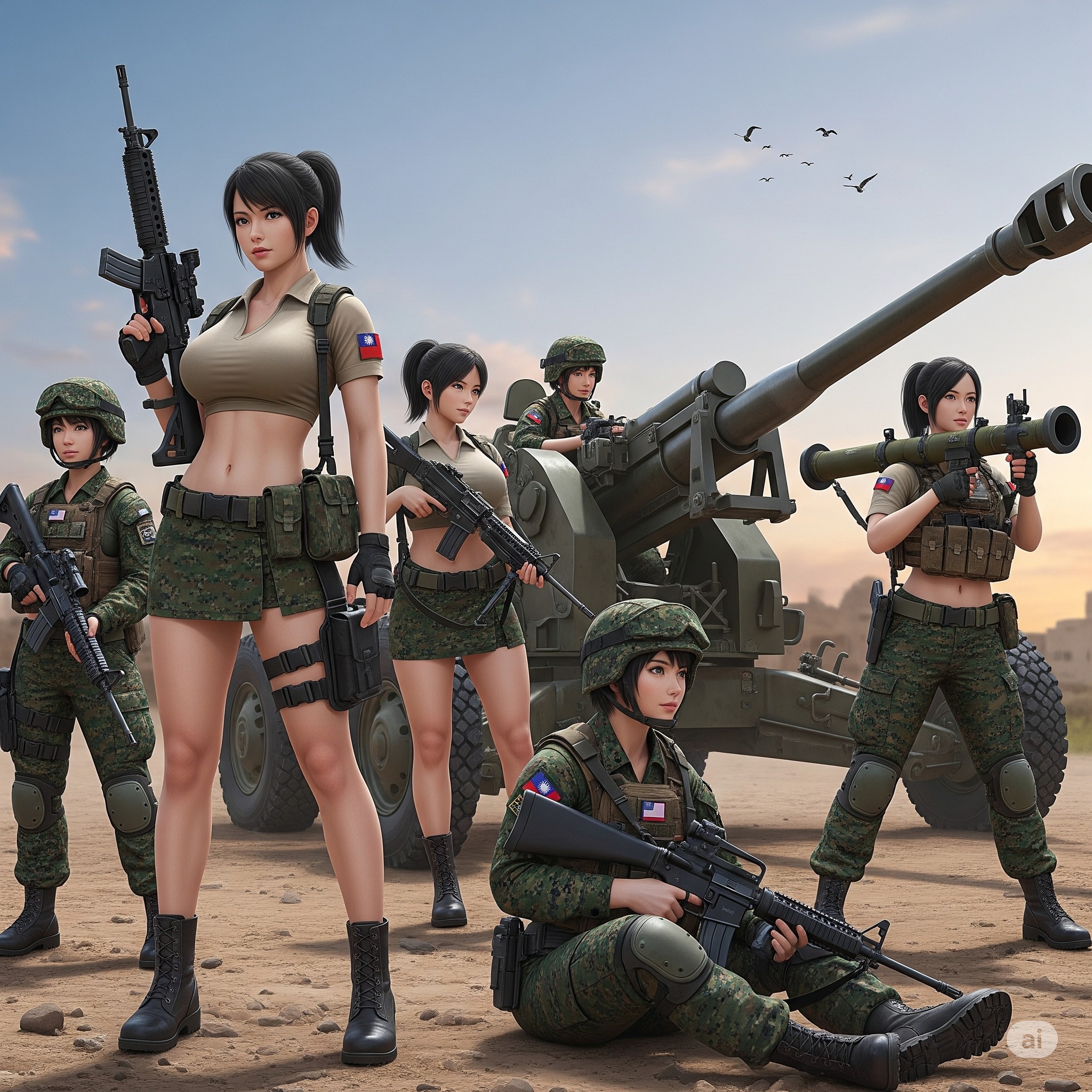 Female soldier