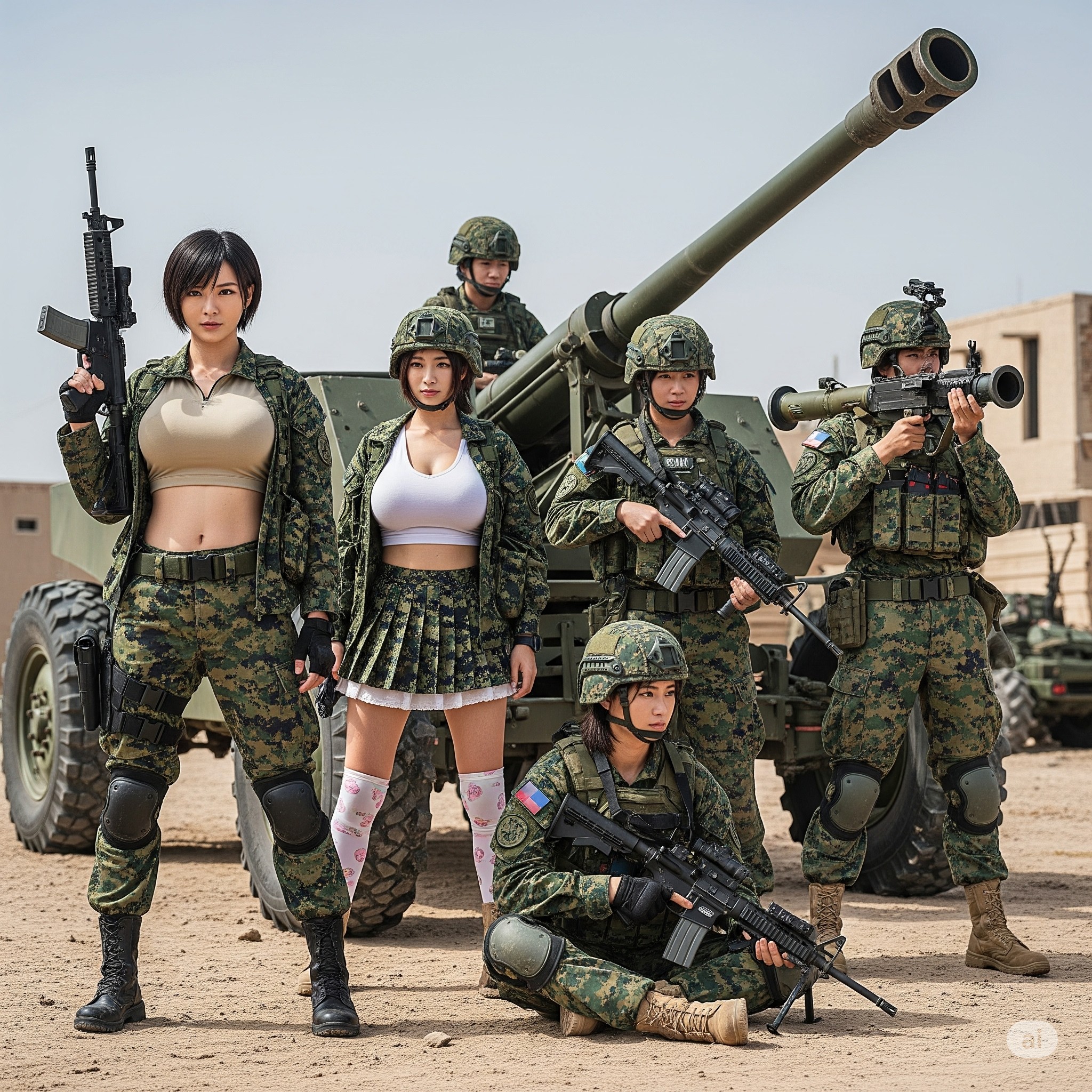 Female soldier