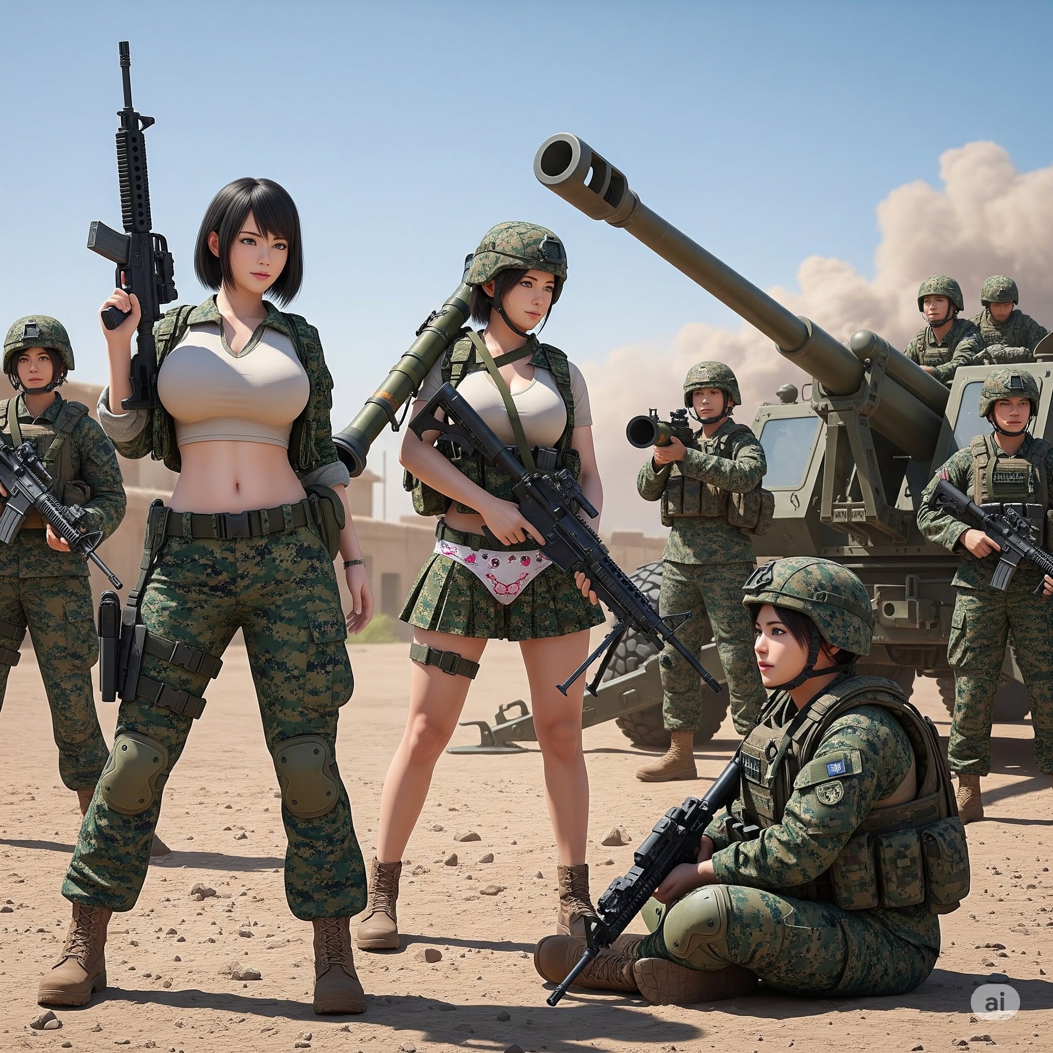 Female soldier
