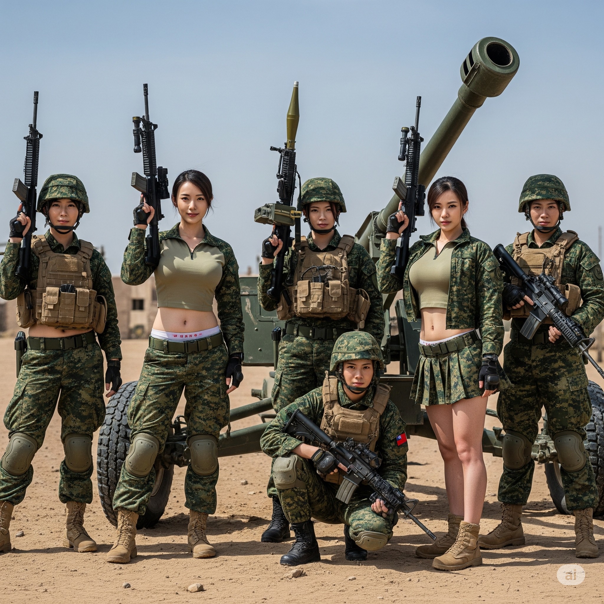 Female soldier