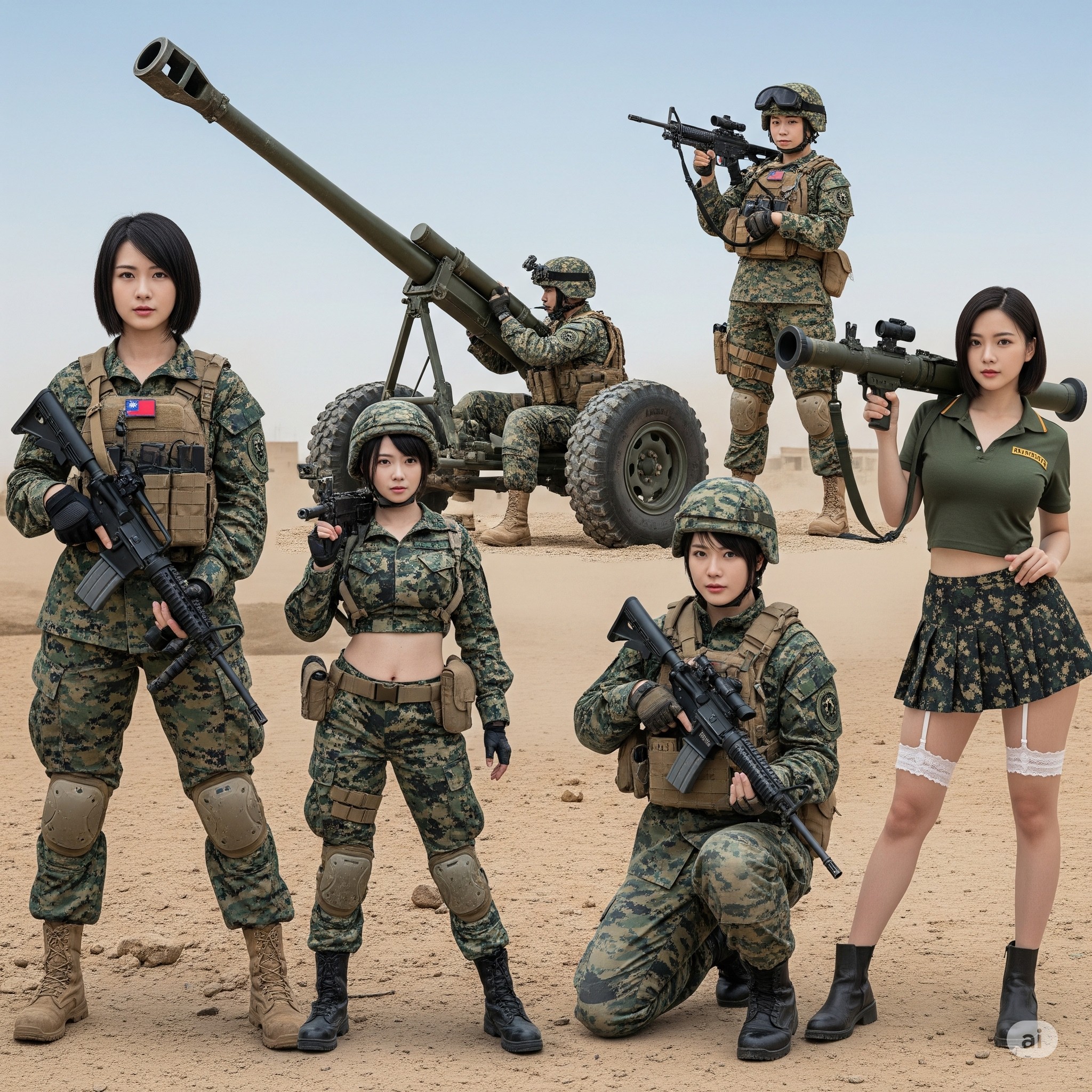 Female soldier