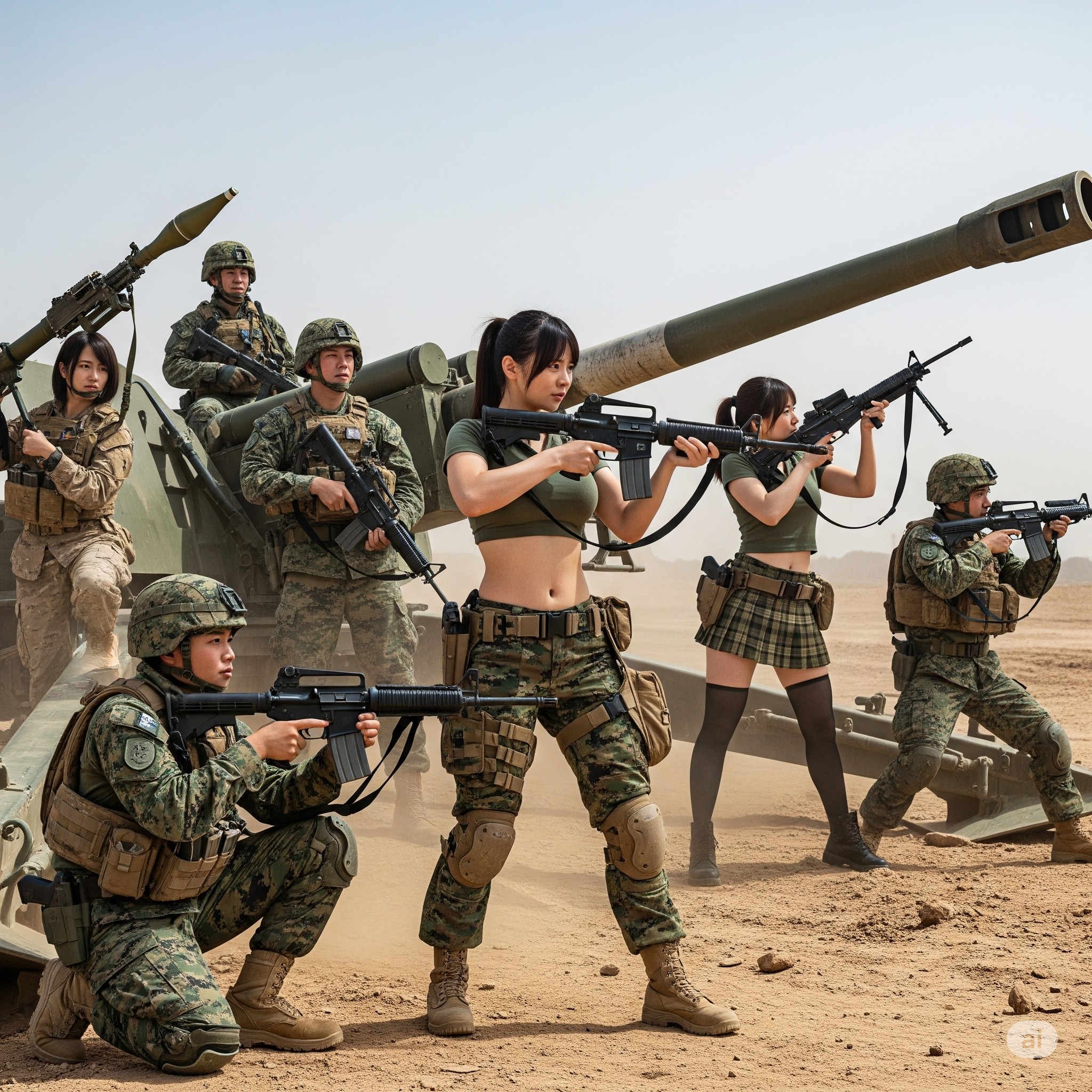 Female soldier