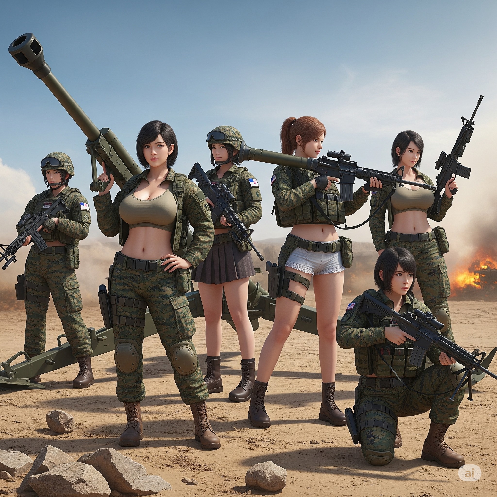 Female soldier
