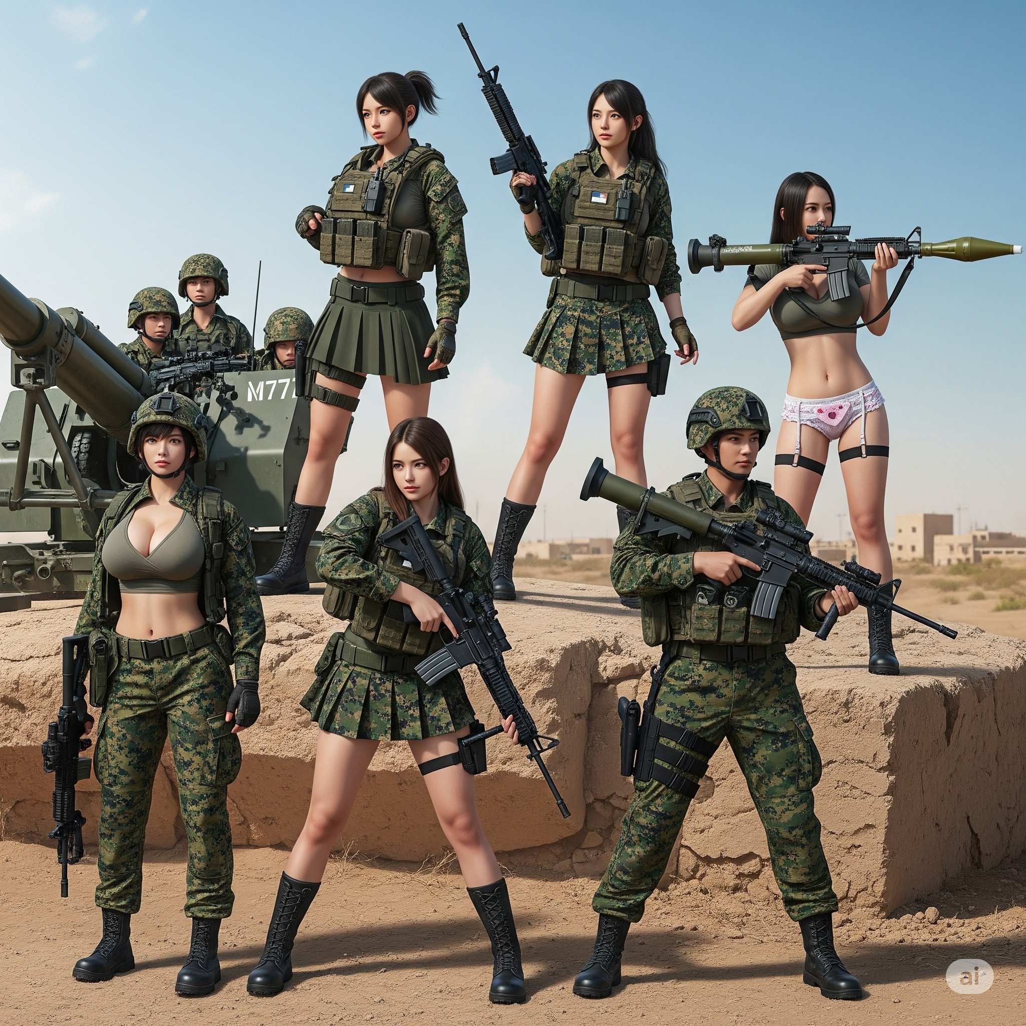 Female soldier