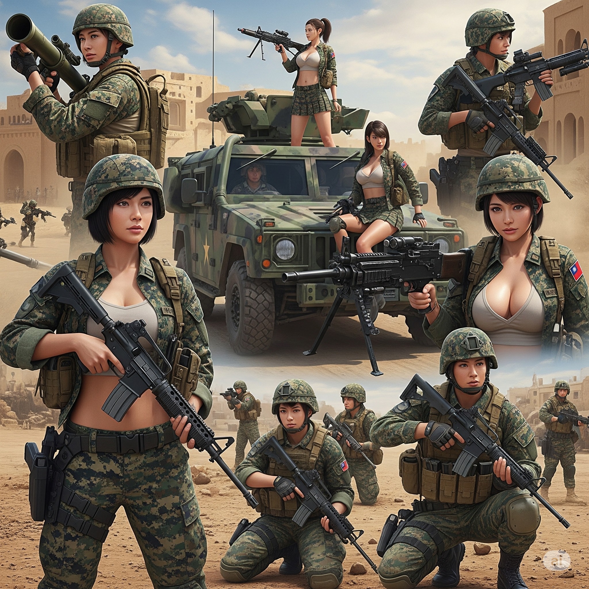 Female soldier