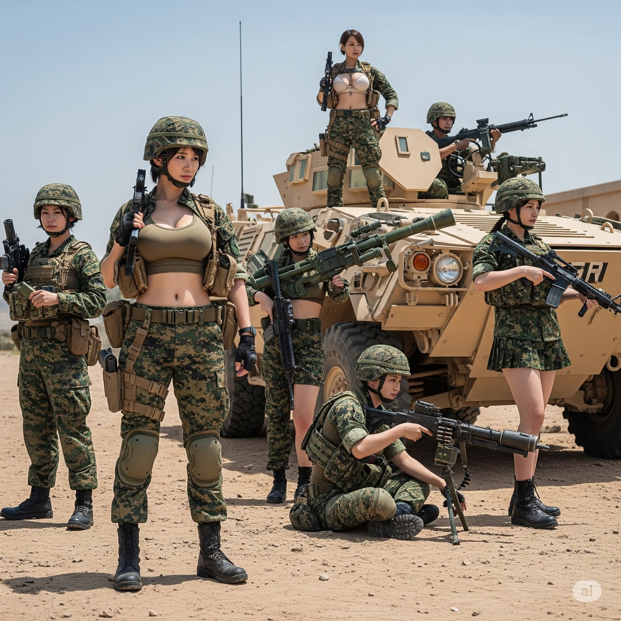 Female soldier