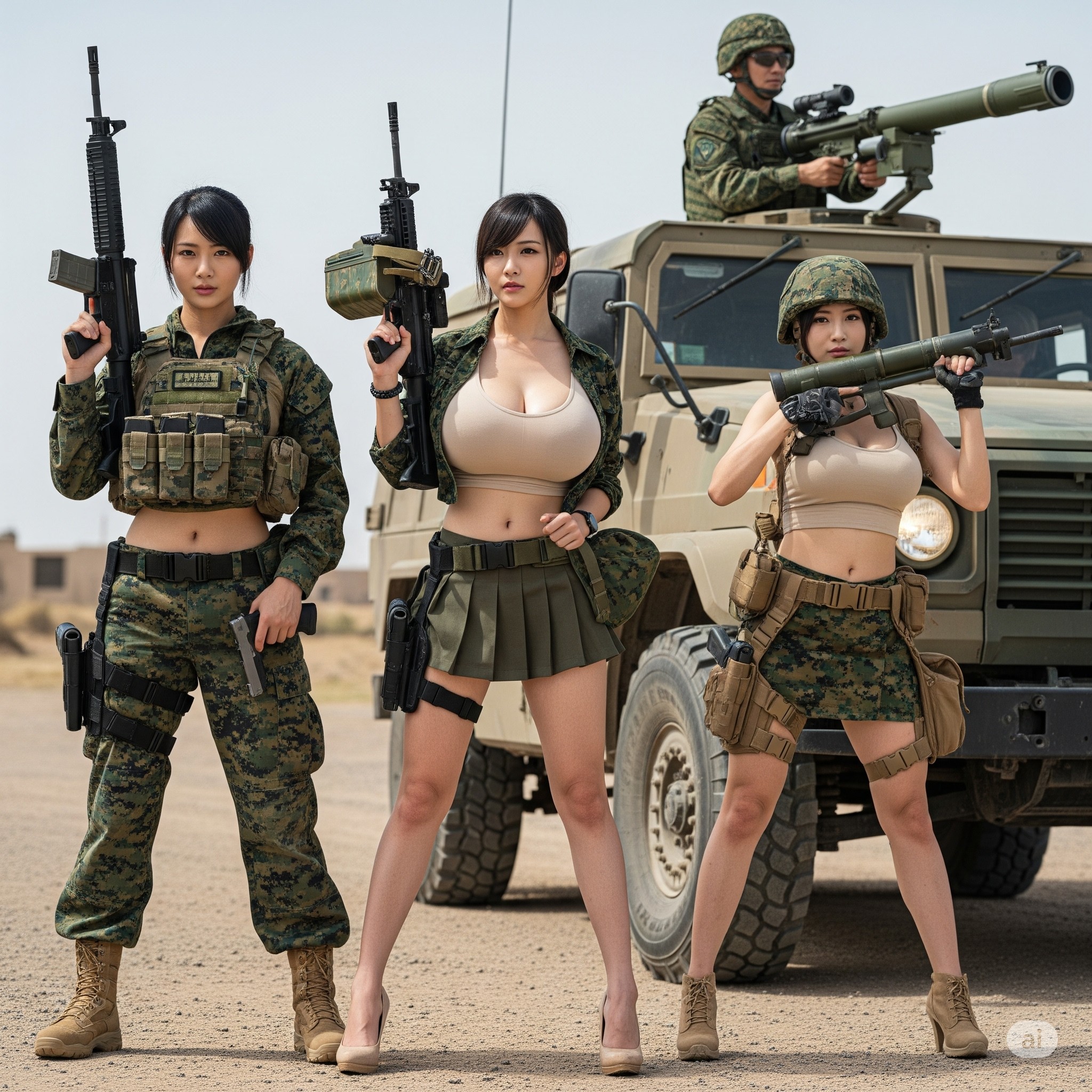 Female soldier
