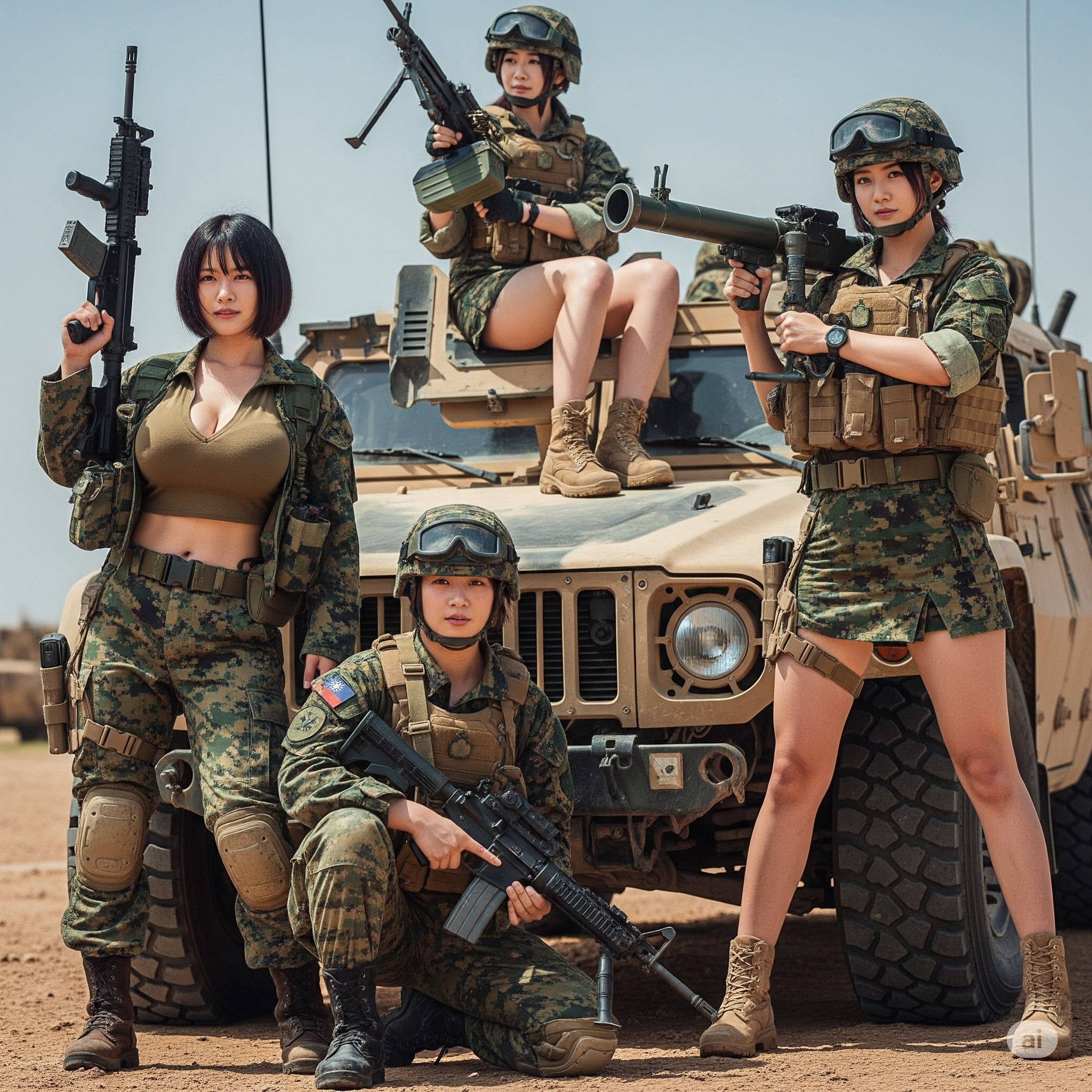 Female soldier