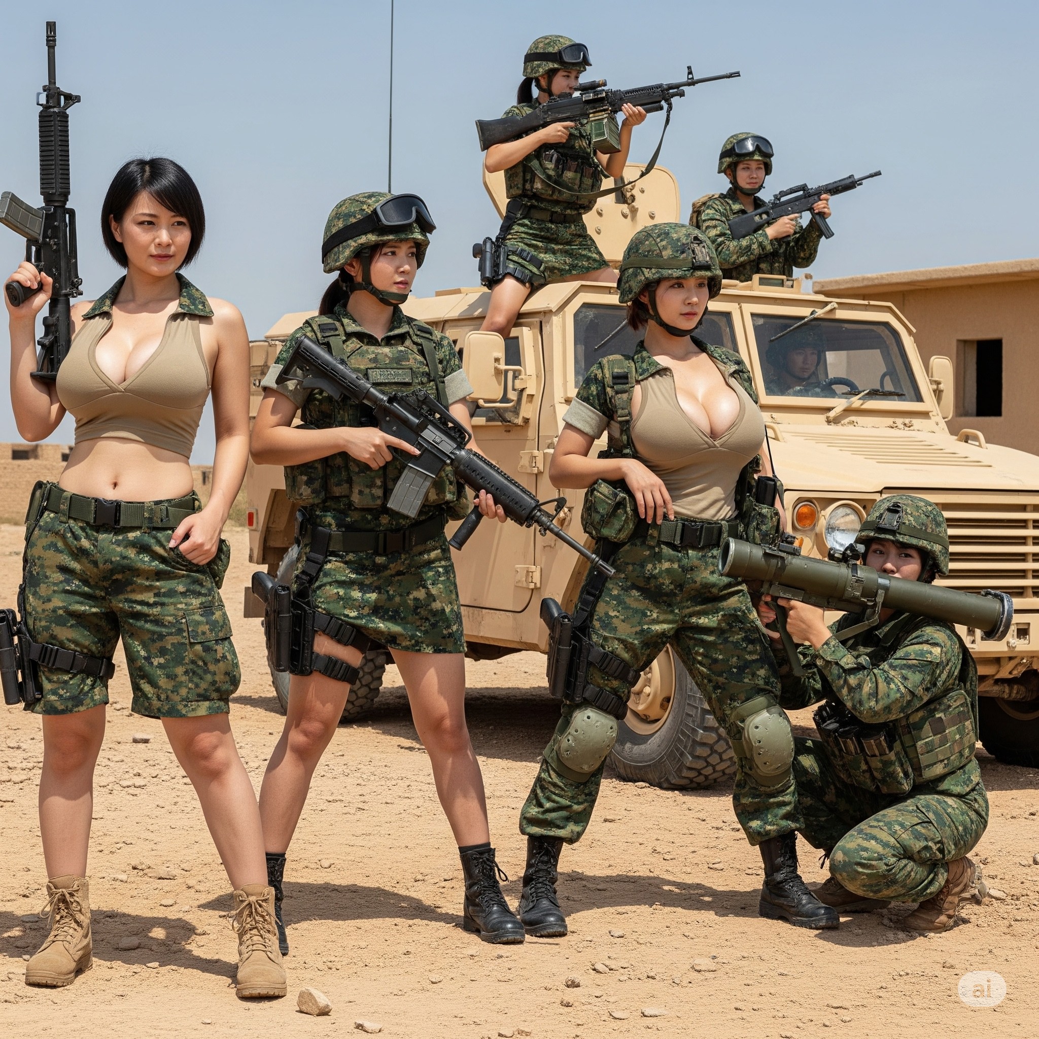 Female soldier