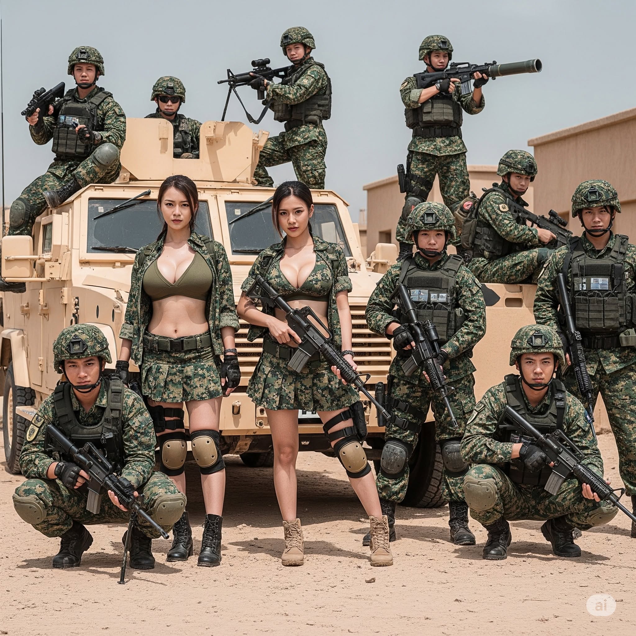 Female soldier