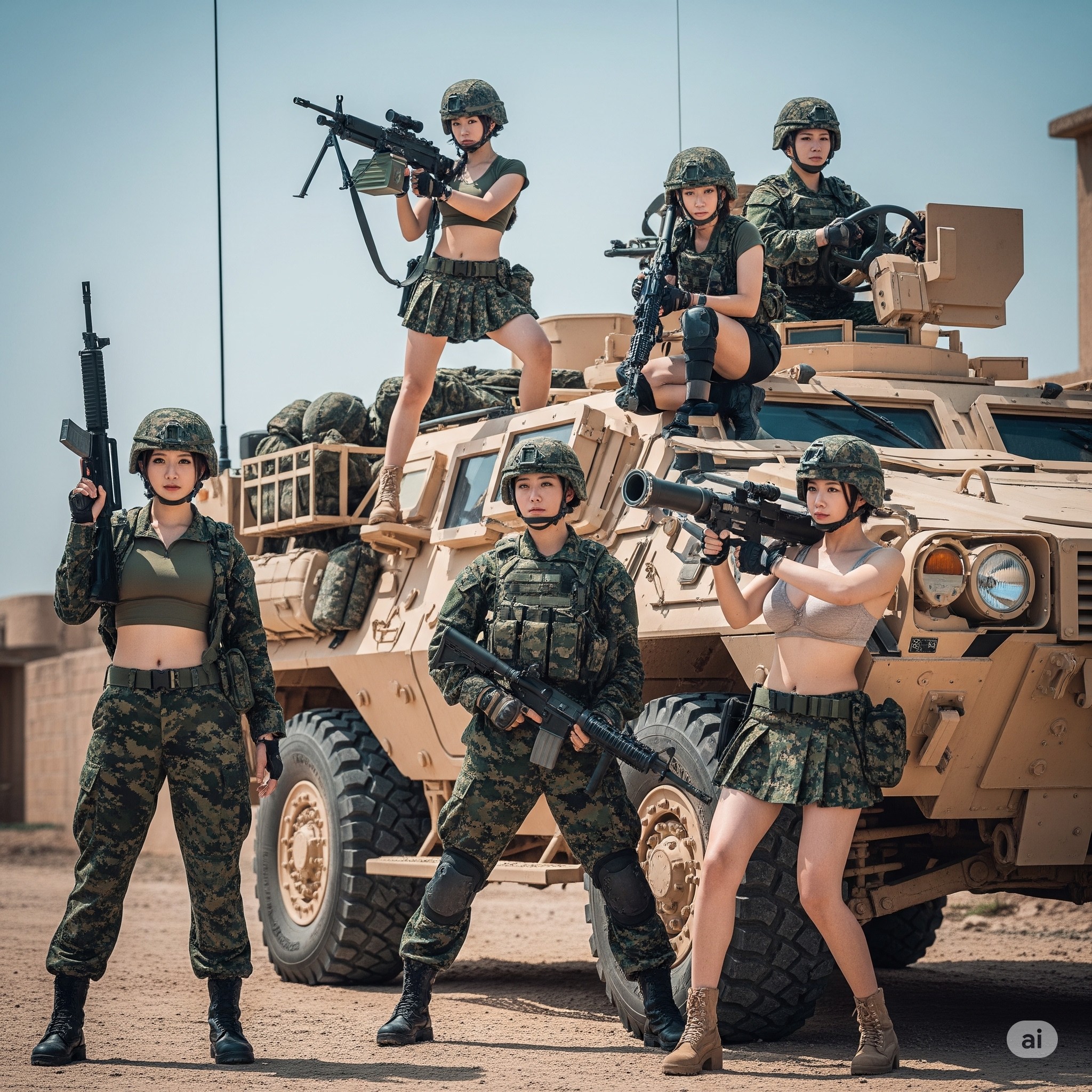 Female soldier