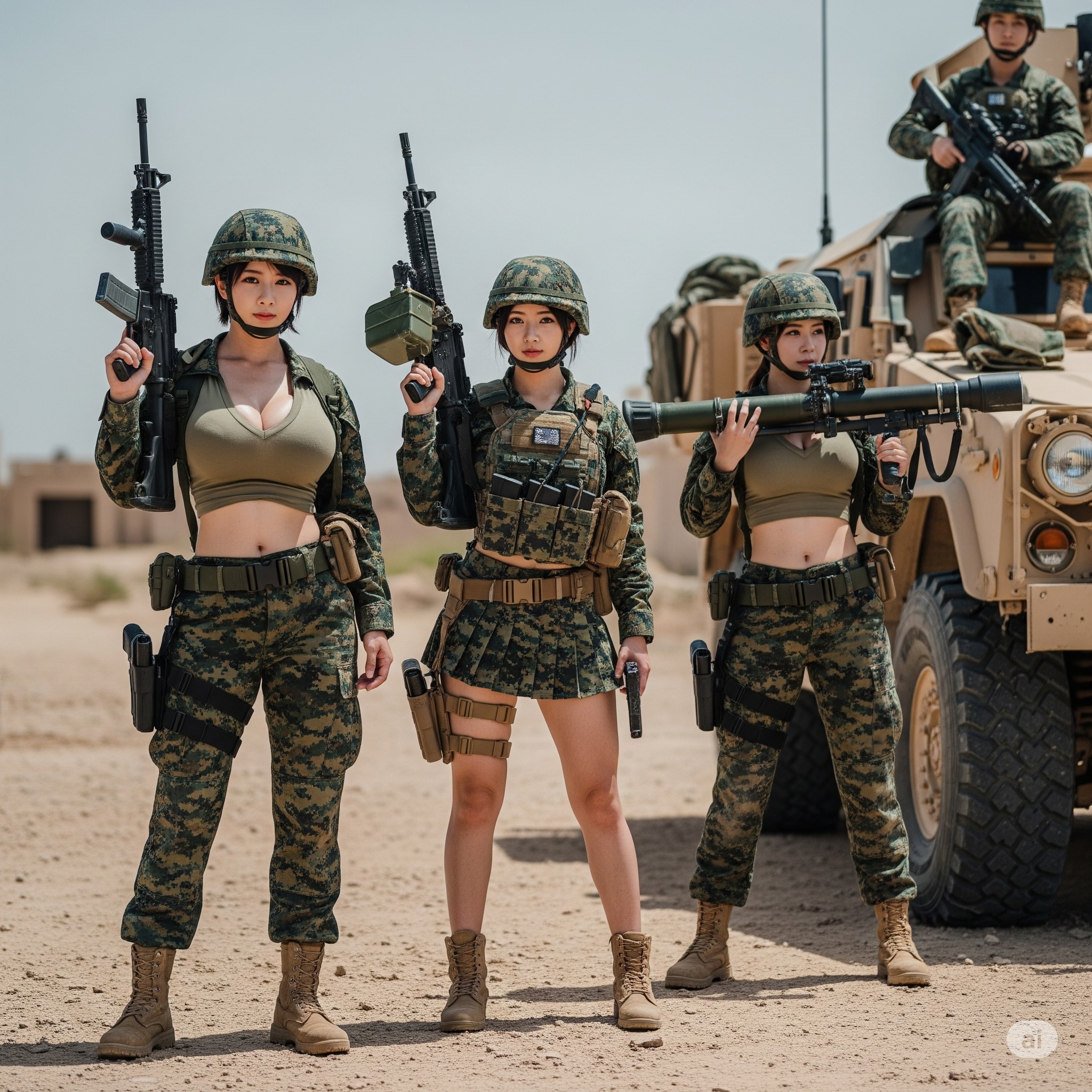Female soldier