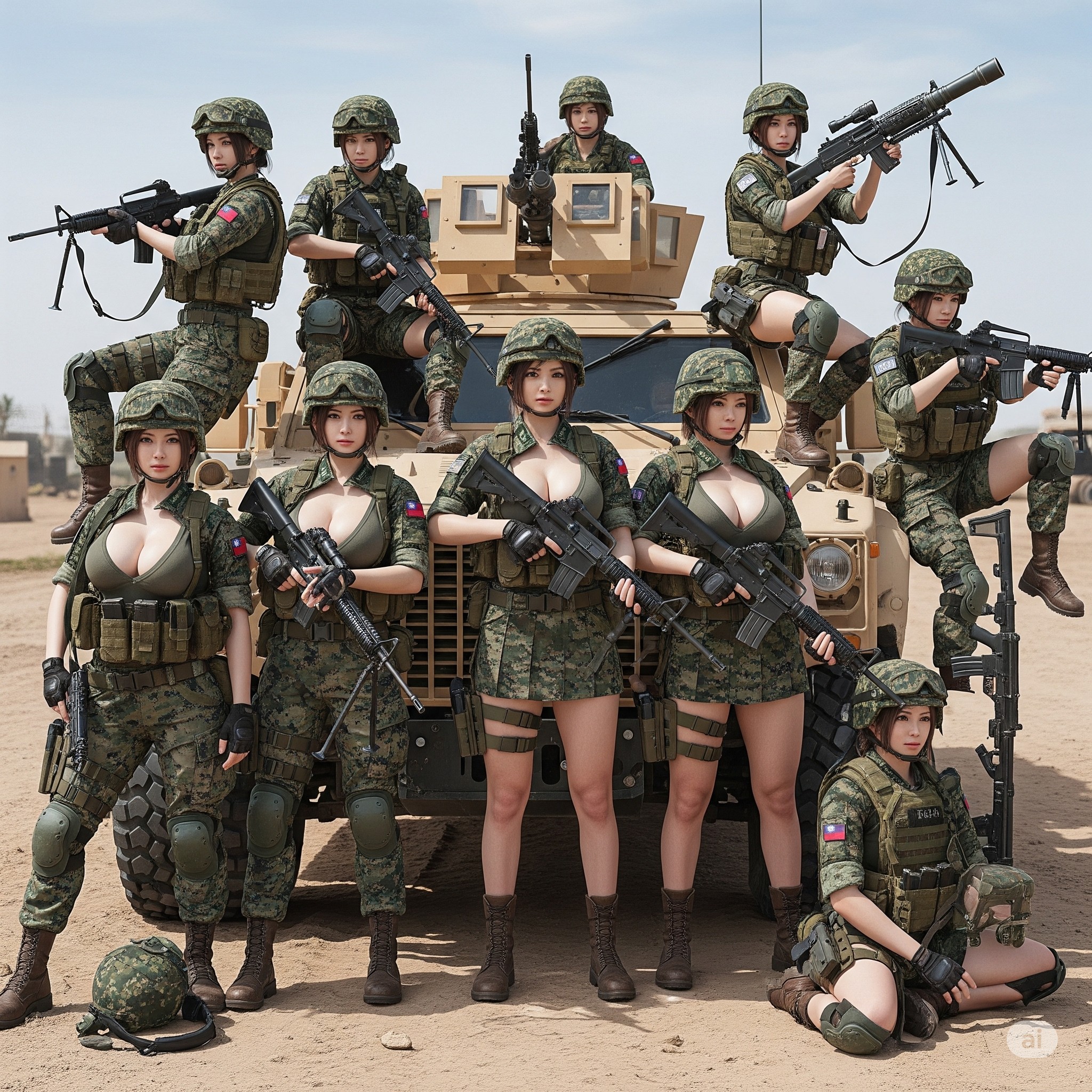 Female soldier