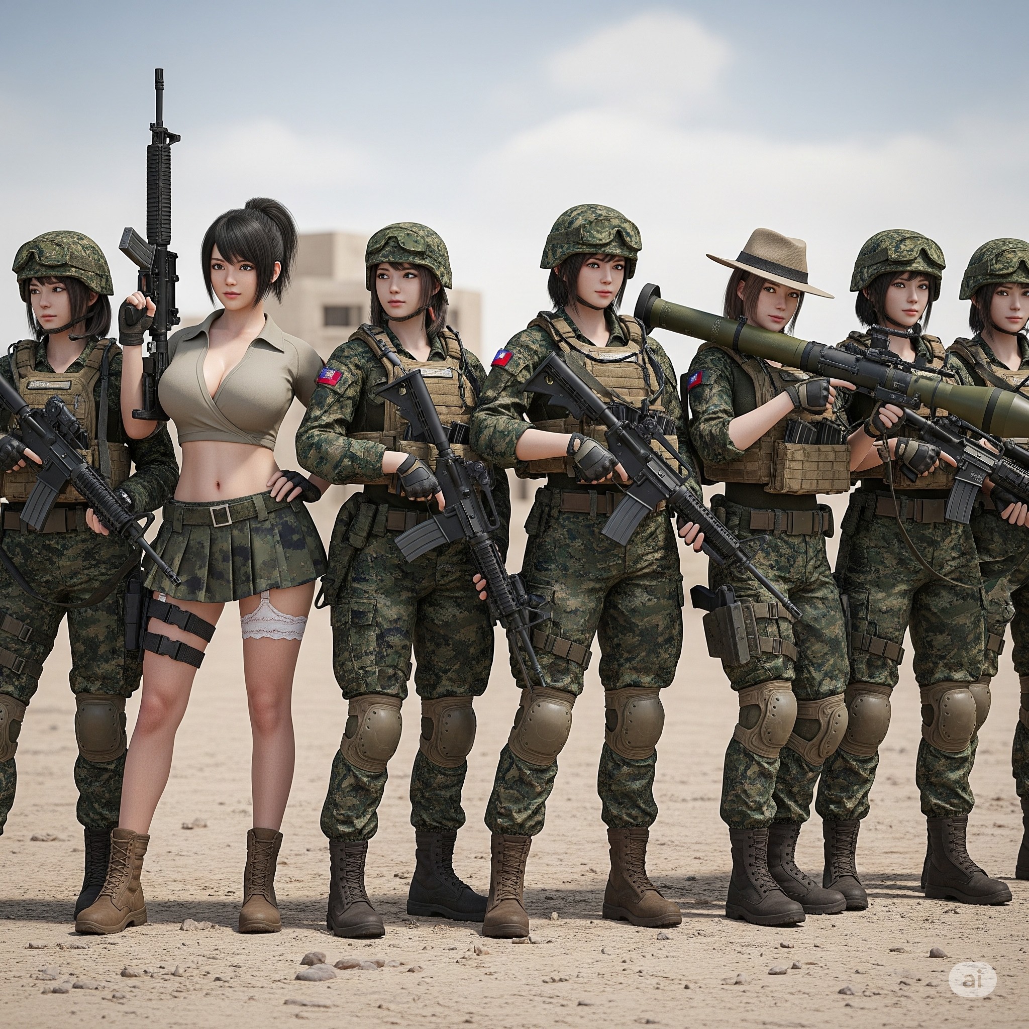 Female soldier