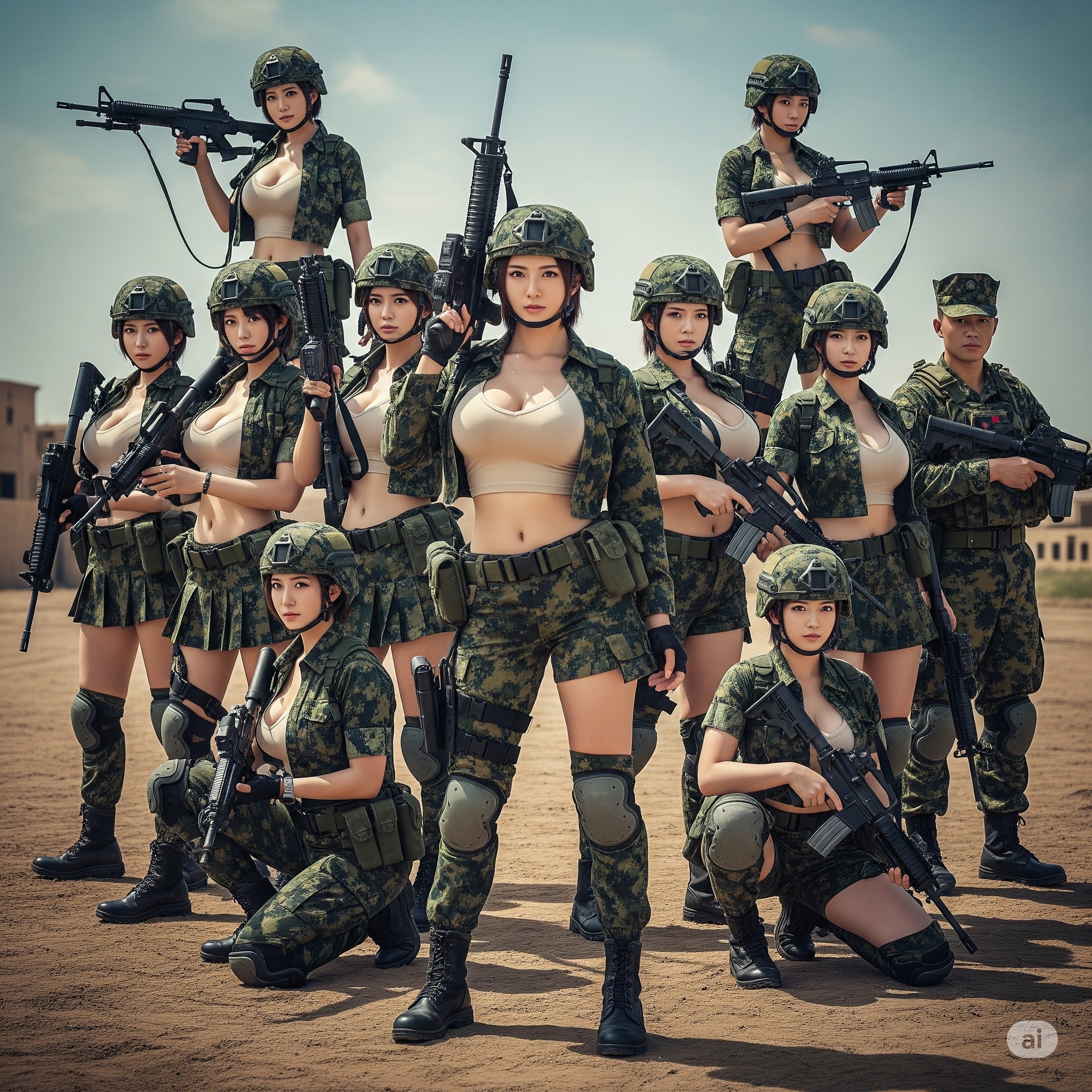 Female soldier