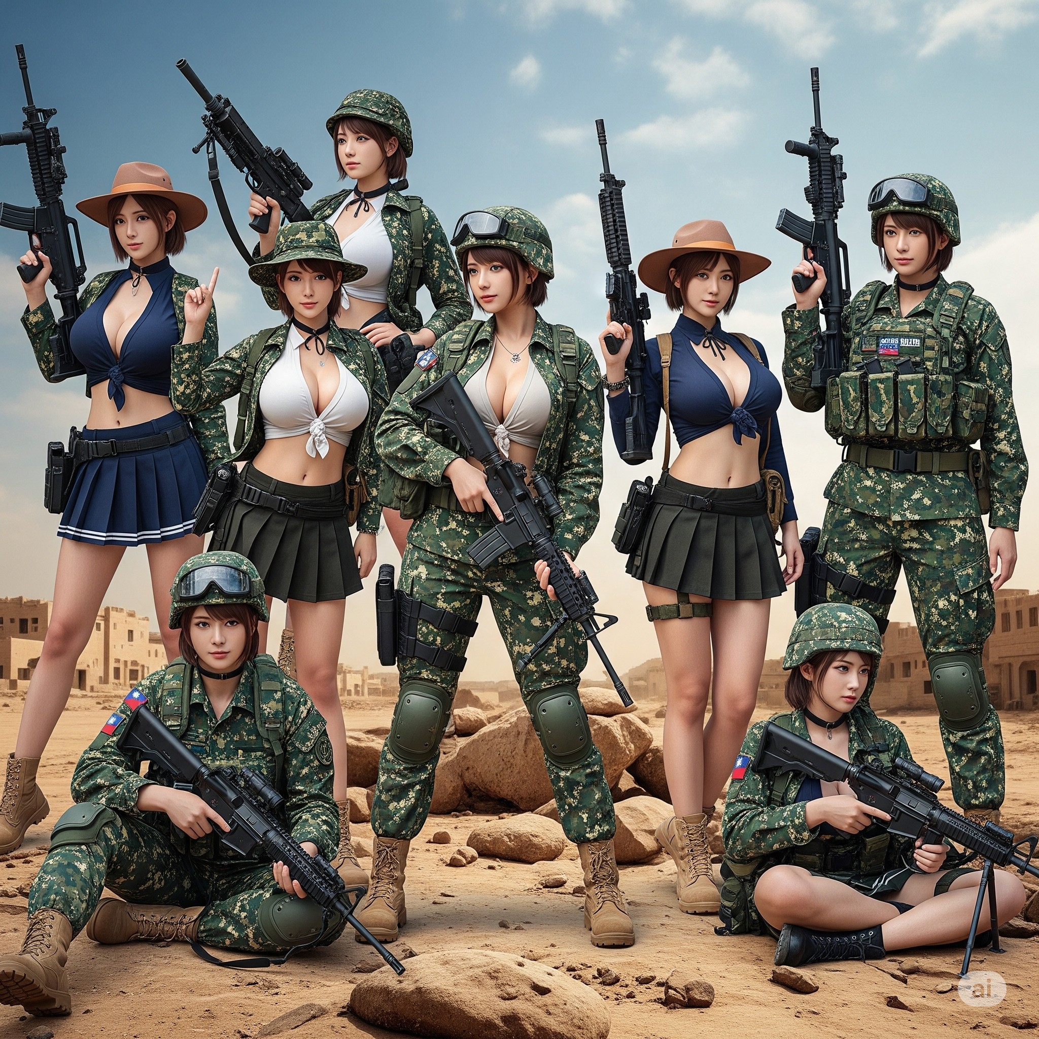 Female soldier