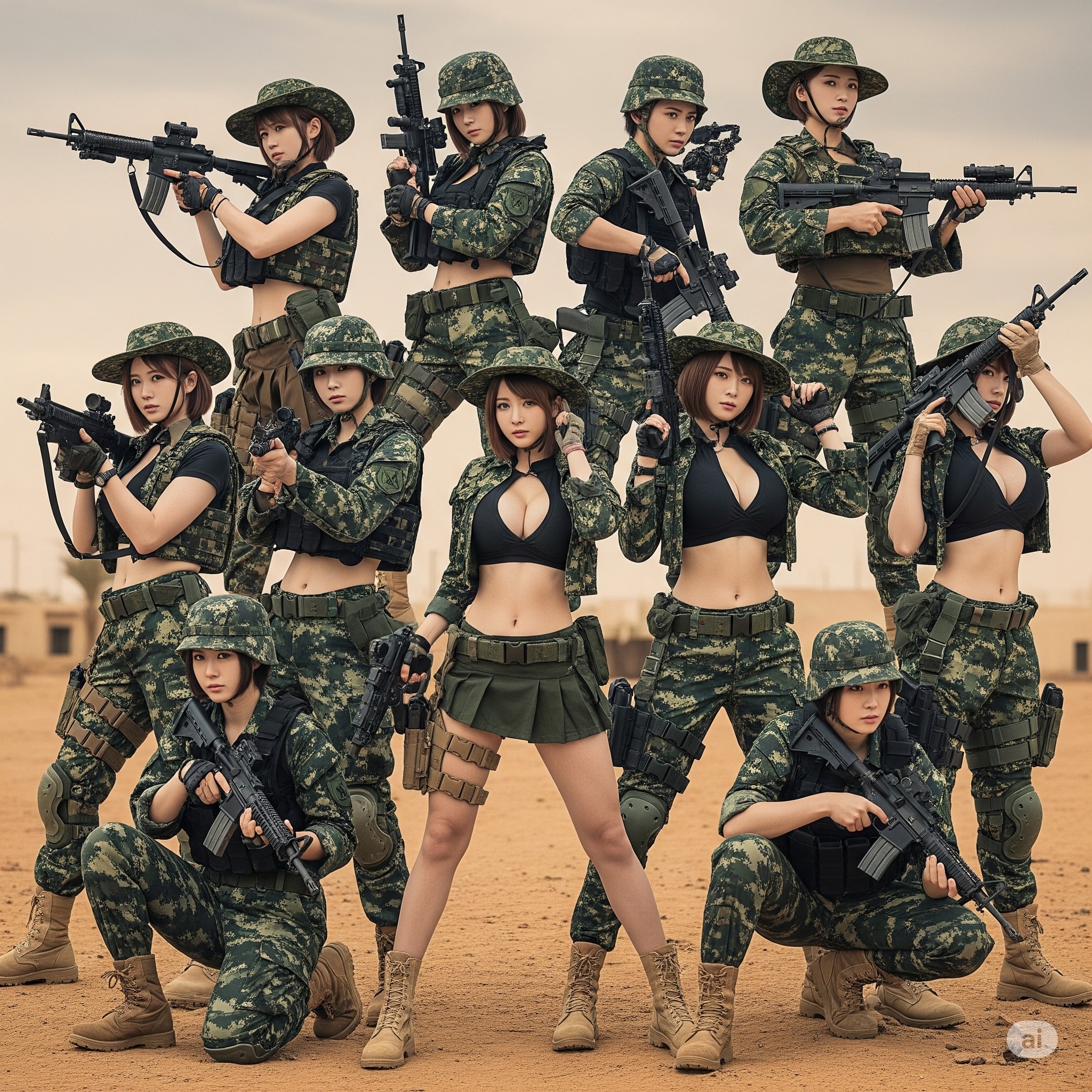Female soldier