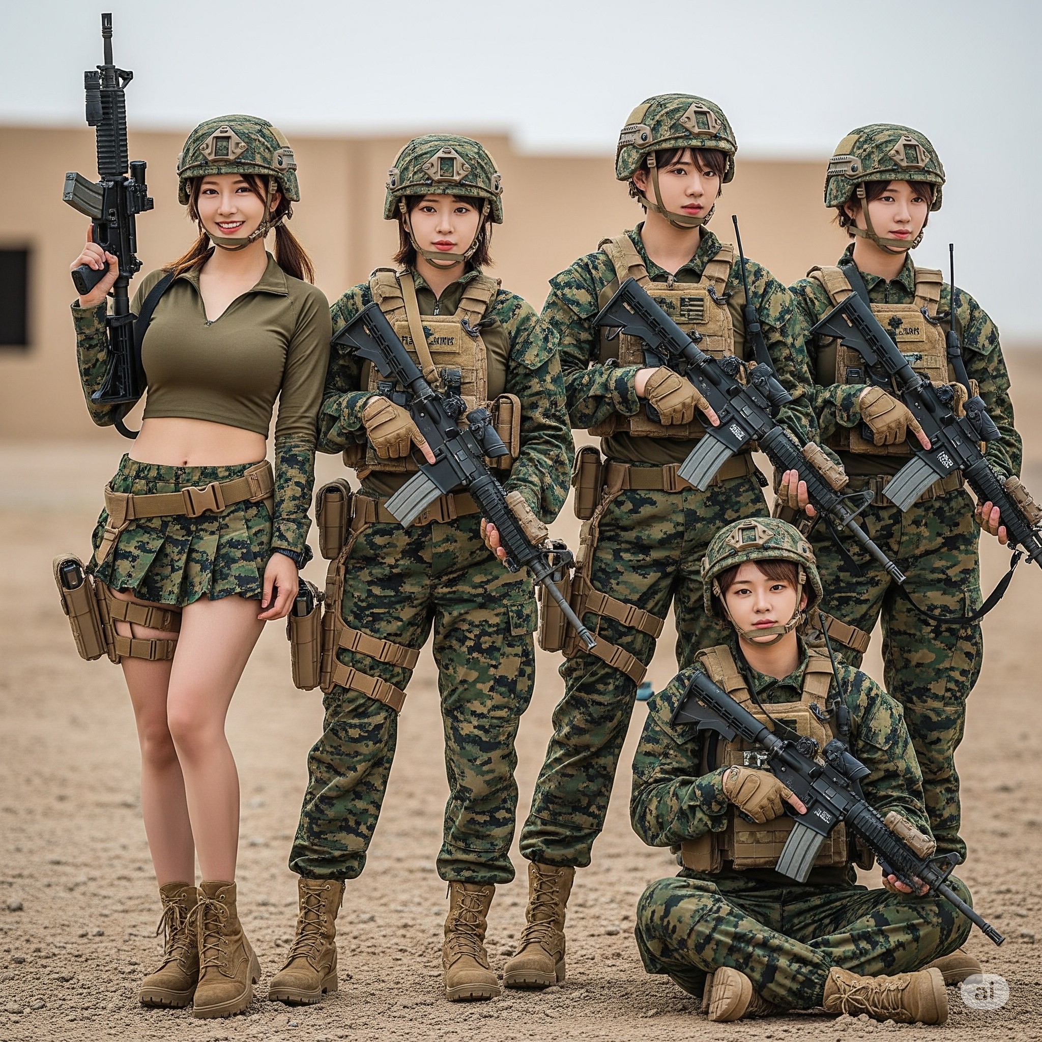 Female soldier