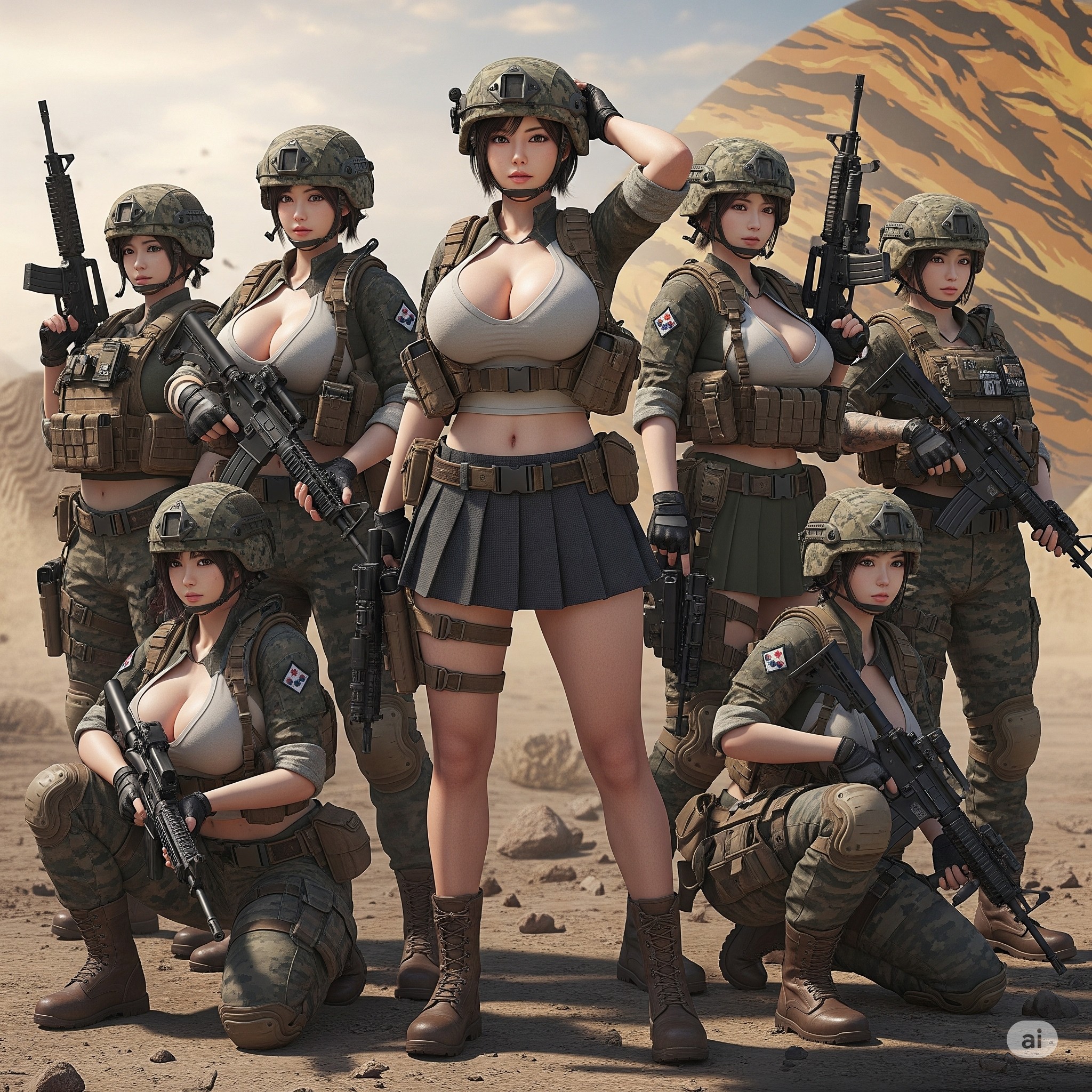 Female soldier