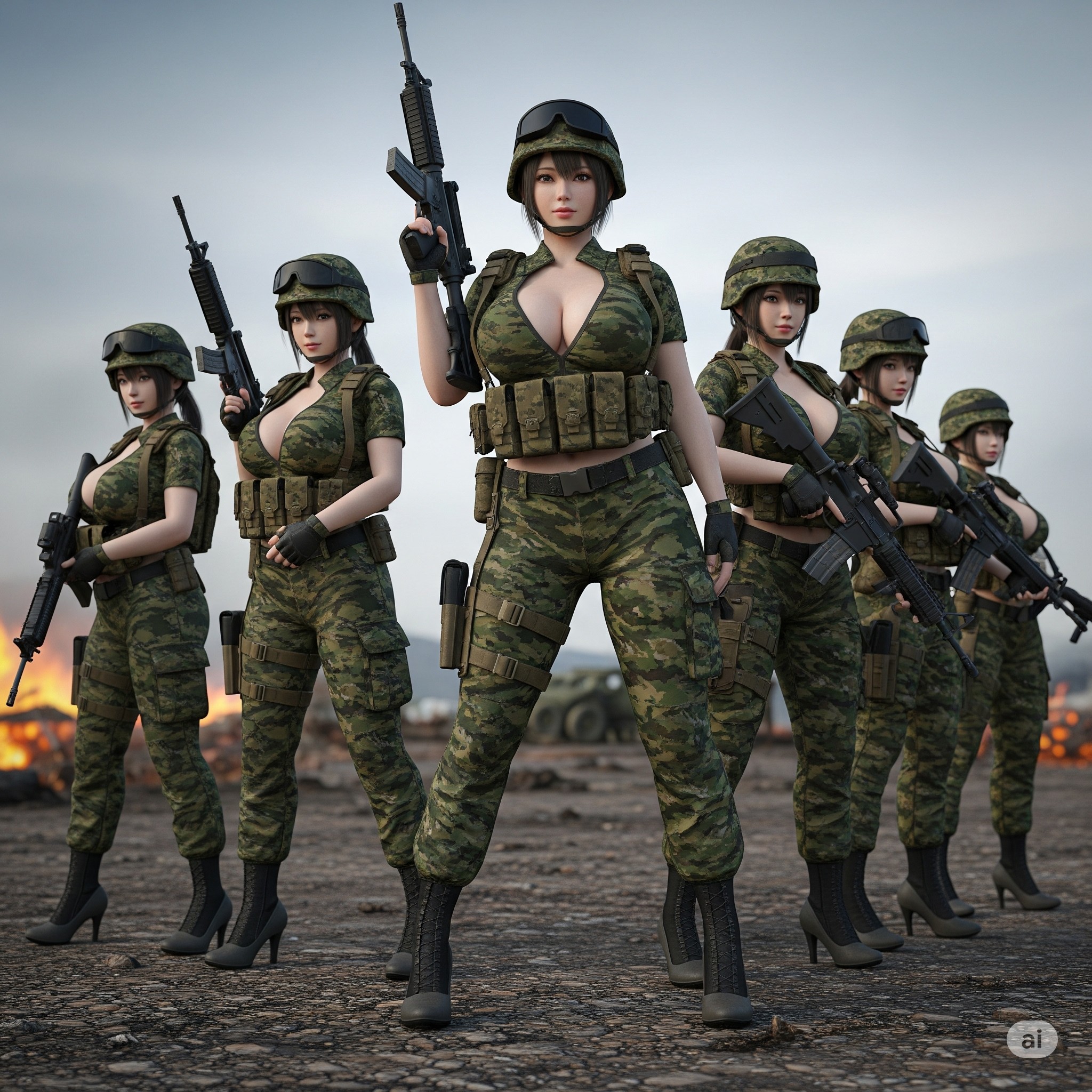 Female soldier