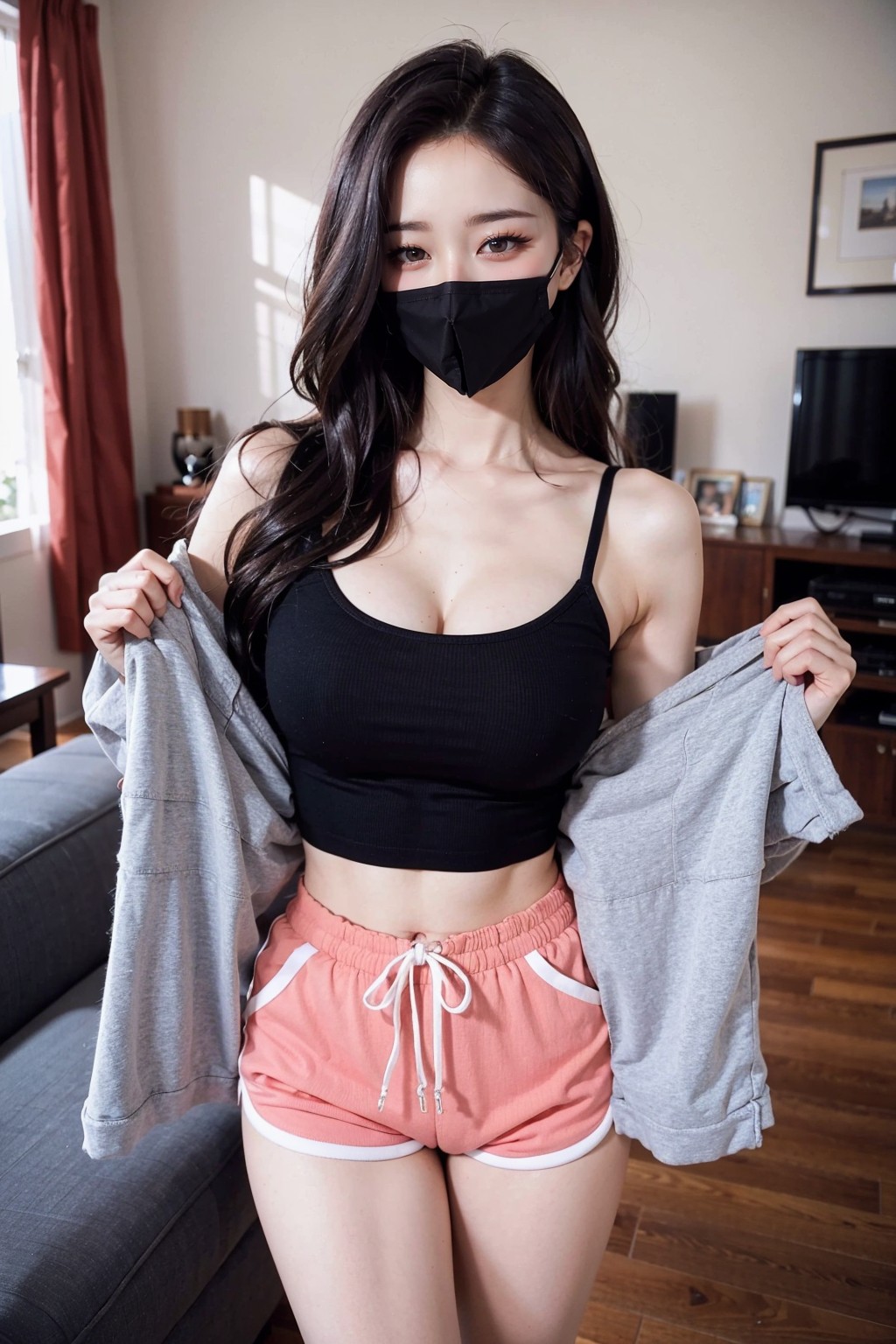 Pink sweatpants