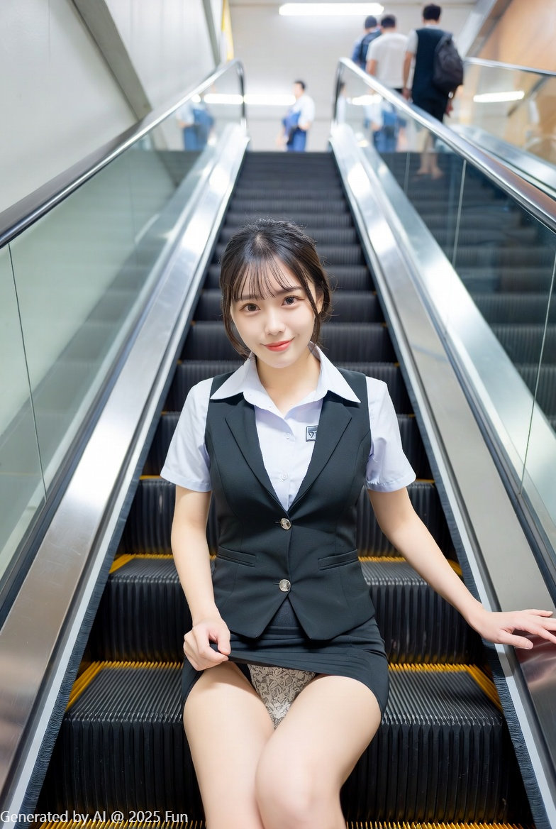 My girlfriend said that most people in the subway can only reveal their # 2