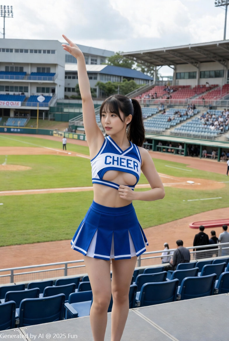 World Baseball Pointers # 1 Cheerleader Formation