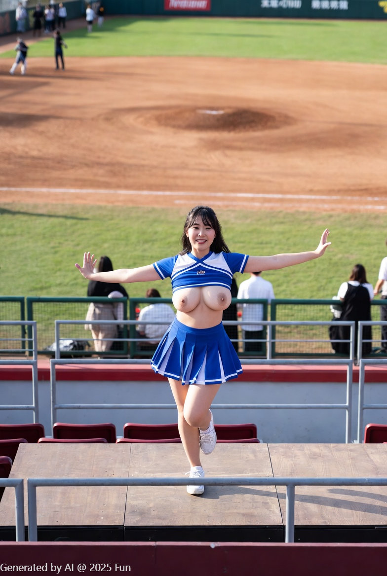 World Baseball Pointers # 1 Cheerleader Formation