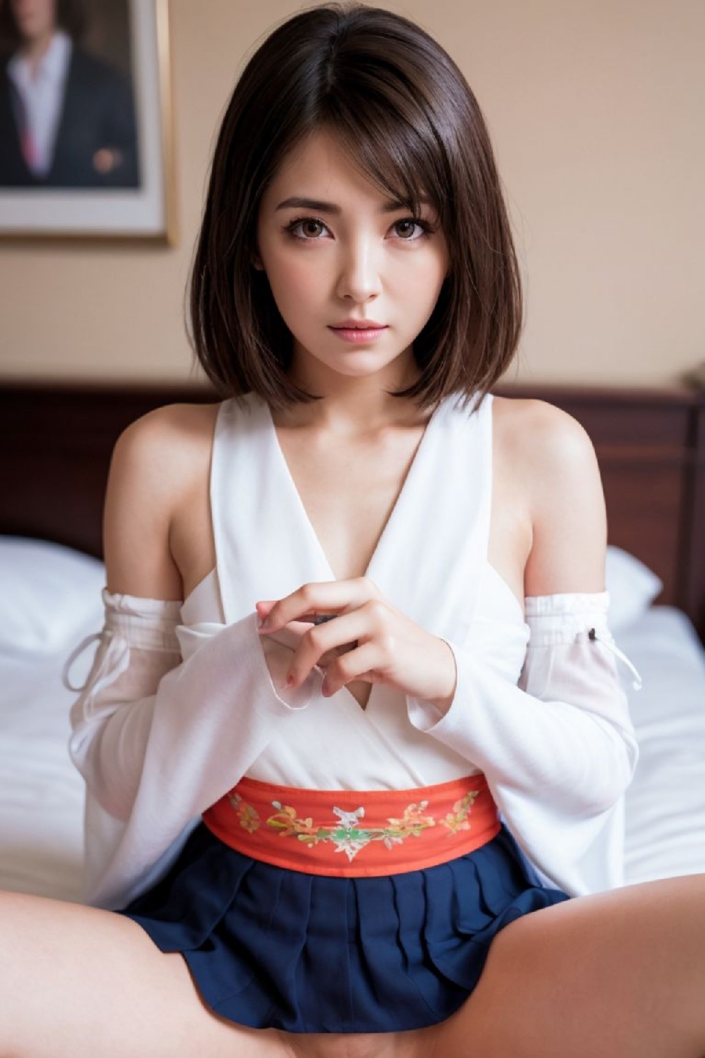 Final Fantasy 10 Yuna AI Cosplayer Sexy Illustration