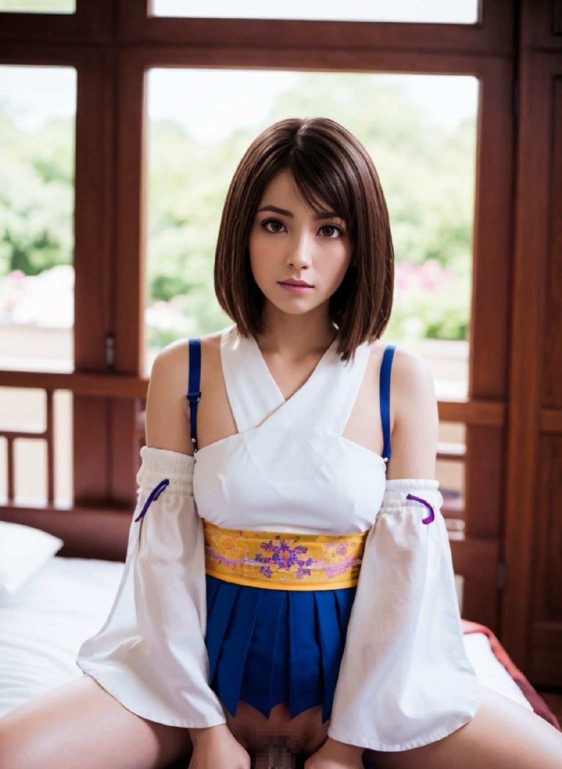 Final Fantasy 10 Yuna AI Cosplayer Sexy Illustration