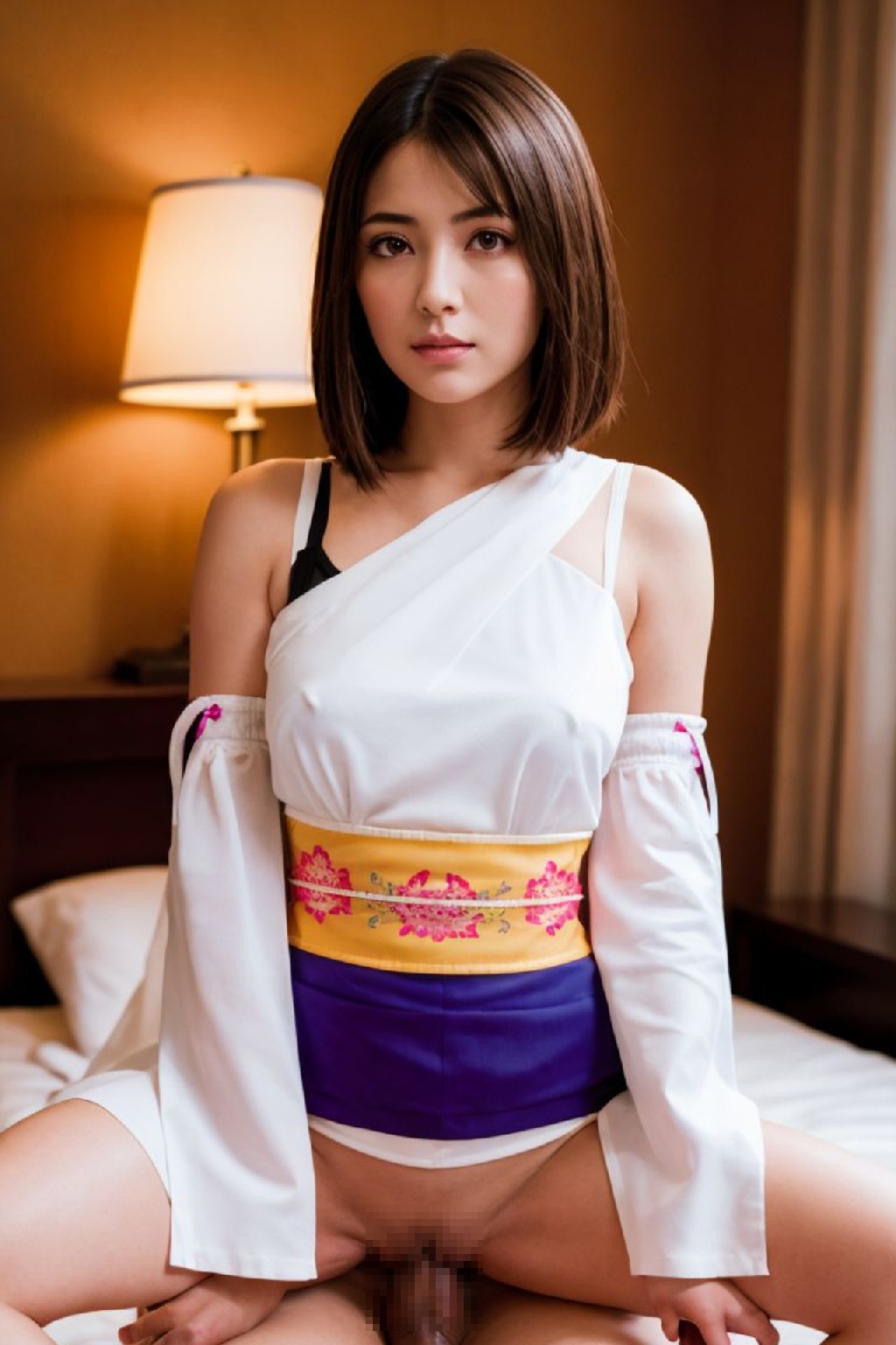 Final Fantasy 10 Yuna AI Cosplayer Sexy Illustration