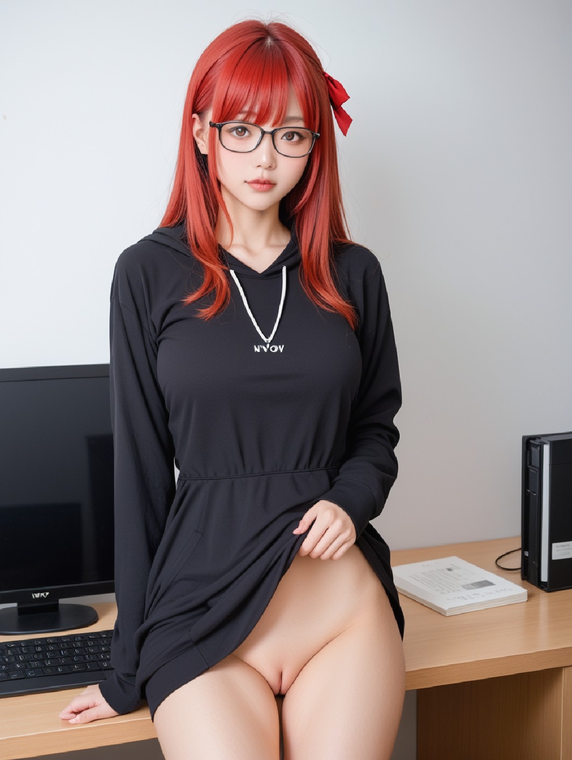 AIart_glasses + – + computer + girl + – + Patreon