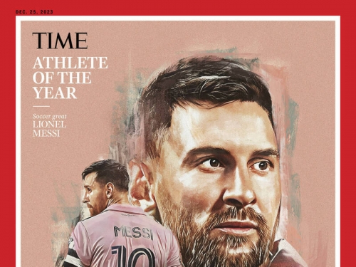 足球》梅西再添殊榮 當選《時代》雜誌2023年度最佳運動員