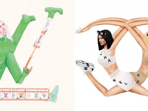 惡搞成名！是誰把Billie Eilish、Kylie Jenner扭成精品LOGO，還引來眾多時尚名人關注...