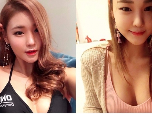 乳量集中！正妹胸前「粉嫩露出」讓人雙眼聚焦，「好深一條」看不見底⋯
