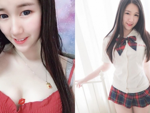 莊敬學妹好敢拍！147小隻馬「蕭予瑄」裸腿拍照手機遮腿，畫面太工口啦！