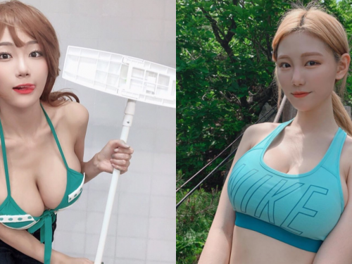 最辣人妻！韓國「真人版娜美」Berry近況更新，假日爬山驚見「乳量」太滿溢出