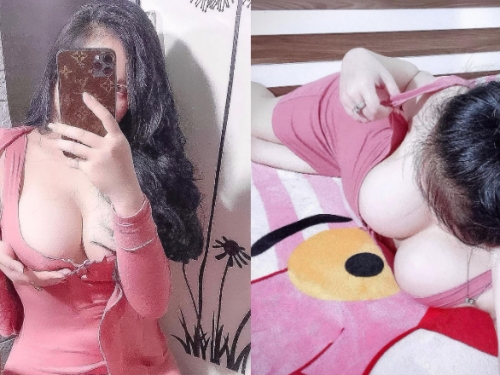 秤秤自己的斤兩吧！巨乳妹「秤奶球重量」　果然一手無法掌握