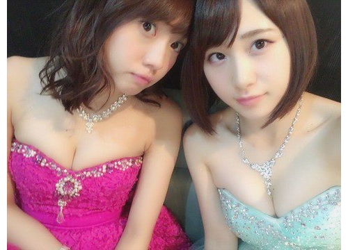 AKB48成員集體下海陪酒　穿著爆乳禮服磨蹭男客下體好害羞