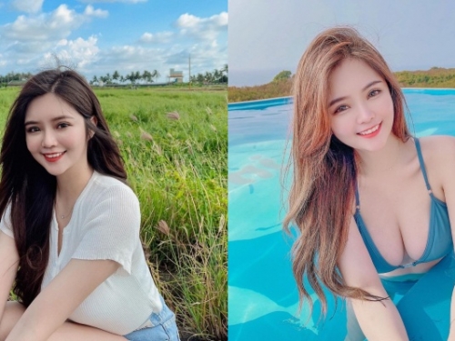 藍天綠地配美女！大眼正妹 Ira 甜喊：最近天氣熱 想玩水可以來我家...