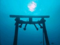 想拜神社? 那你得先學會潛水