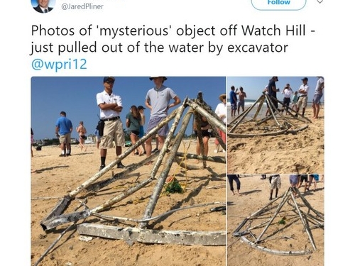 人造衛星墜毀殘骸？　神秘金屬殘骸現身羅德島