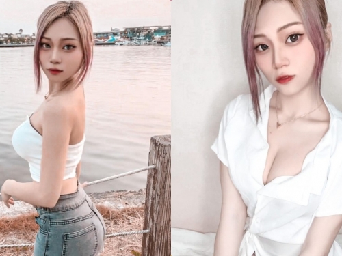 安平漁港超火辣正妹老闆娘「Remi」，「側面S曲線」有夠養眼！